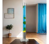 Lampe à Lave XXL, Lampe à Lave Bleu Vert, Design Rétro, 76 cm, ampoule incluse, G9 50 W avec interrupteur à fil, idée cadeau, salon, lampe d'ambiance