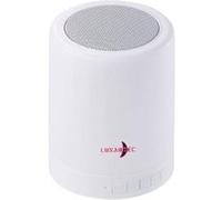 Lunartec Lampe à LED 6 W et haut-parleur bluetooth nomade 2 en 1