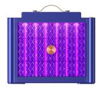 Lampe à led anti-mouches Preisku, moustiques électriques tue des insectes volants, silence-Bleu G