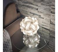 Lampe à Led de Table Chevet Chambre Design Moderne Led Fiocco 23 cm - Assemblee Couleur Blanc Lampes Tables de Nuit dresser meubles de salon tv éclairage masoin