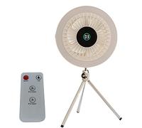 Lampe À LED De Ventilateur Debout Rechargeable Portable Pour La Chambre Suspendue Plafond Camping Refroidissement 3 Vent Vitesse Avec Plafond Intelligent Éloigné Pour Chambre Avec Des Et
