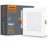 Lampe À Led Vle-Dlbs-064 Downlight Sq 6W/4K/Wh Videx