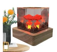 Lampe à nu ire | Lumière de nuit de nuage de champignon ,Lampe modèle atomique d'atmosphère en résine, veilleuse en forme de nuage de champignon nu ire pour chambre à coucher, décoration de bu