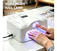 Lampe à ongles 2-en-1 pour un seul doigt ou un seul orteil, séchoir à gel LED à séchage rapide pour toute la main, avec capteur automatique et double lampe UK PLUG (100-240V)