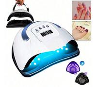 LAMPE À ONGLES 220W POUR GEL HYBRIDE UV LED SUN ✨Lampe UV LED pour ongles 220 W - PREMIUM✨Pourquoi cela vaut-il la peine ?✅ Puissance 220W et 57 LED - Durcissement rapide et uniforme garanti.✅ Durabil