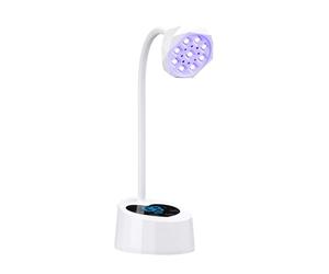 Lampe à ongles 27 W avec base en forme de cœur - Séchage rapide - Rechargeable - Pour salons de beauté - Pour la maison et les voyages - Séchage rapide - Lumière flexible