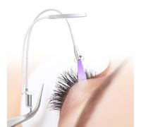 Lampe à Ongles 5W, Col De Cygne RéGlable à 360° - Pour Ongles En Gel, Lampe De SéChage Tactile Flash Avec Pince, Temps De SéChage De 1 à 3 S, éClairage De Remplissage Des Cils,White