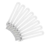 Lampe à Ongles 9W en Verre 8Pcs Noël, Lumière Douce pour Gel | Tube de Lampe pour Manucure Gel UV, Usage Maison ou Voyage, Blanc, Format 16,5x3x2cm
