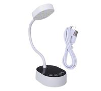 Lampe à ongles à col de cygne, séchage rapide, marche/arrêt automatique, réglable et Portable pour la maison et le Salon