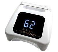 Lampe à ongles à détection intelligente, haute puissance 72 W, ne noircit pas, douce pour les yeux, séchage rapide, 36 ampoules, éclairage programmé 24 heures, lampe à ongles pour les ongles des
