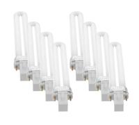 Lampe à Ongles de Rechange Noël 8pcs 9w en Verre pour Manucure | Tube de Lampe Blanc, Usage Salon et Gel Polish, Pièce Réutilisable pour Techniciens et DIY