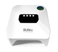 Lampe à ongles en gel LED sans fil, sèche-ongles sans fil rechargeable 48 W, lampe à polymérisation rapide du vernis à ongles 7800 mAh, outils de manucure Pro Nail Art(White)