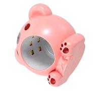 Lampe à Ongles Gel Mini Portable Ours Rose pour Manucure Rapide