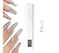 Lampe à ongles gel - Multipurpose Safe, installation, facile à utiliser, lumière UV polie, LED avec 3 minuterie, appareil de séchage portatif | Outdoor In