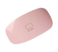 Lampe à Ongles Gel Pliable Rose en Abs, 6 Lampes à Double Source | Minuterie Intégrée, Légère et Compacte, Usage Quotidien ou Salon Professionnel, Séchage Uniforme sans Angle Mort
