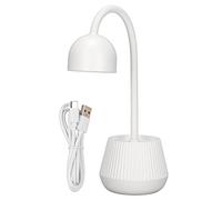 Lampe à Ongles LED, 24W USB Mini Lotus Mains Libres Lumière Rotative Sèche-Ongles Séchage Rapide Vernis À Ongles Lampe De Polymérisation Col De Cygne Flash Cure Lumière 360° Rotatif Pour La Maison DIY