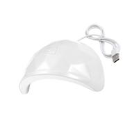Lampe à ongles LED 88 W alimentée par USB - Séchage de vernis gel portable 60 s 120 s - Réglage de l'heure - Rechargeable par USB - Pour utilisation en salon de maison - Lampe à ongles ABS avec charge