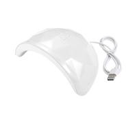 Lampe à ongles LED 88 W alimentée par USB - Séchoir à vernis gel portable 60 s 120 s - Réglage de l'heure - Rechargeable par USB - Pour salon à domicile