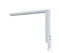 Lampe à ongles LED en forme L/7, lampe table manucure intensité variable | Socle à pince, 3000K-6000K, 36W, lampe portable pour esthéticienne, pour les extensions cils les tatouages(White)