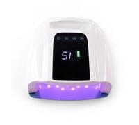 Lampe à ongles LED, Lampe à ongles LED UV 96w sans fil Batterie rechargeable Cure Gel de polymérisation Pour manucure maison(blanc)