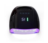 Lampe à ongles LED, Lampe à ongles LED UV 96w sans fil Batterie rechargeable Cure Gel de polymérisation Pour manucure maison(Grey)