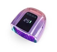 Lampe à ongles LED, Lampe à ongles LED UV 96w sans fil Batterie rechargeable Cure Gel de polymérisation Pour manucure maison(Purple)