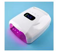 Lampe à ongles LED, Lampe UV à LED sans fil ongles Machine de manucure séchage des rechargeable professionnelle 96W for la cure vernis gel portable Pour manucure maison(blanc)