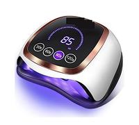 Lampe à ongles LED, Lampe UV LED 168W 42LEDs de séchage des ongles for manucure professionnelle avec capteur automatique Outils d'équipement salon intelligents Pour manucure maison(1 UK)