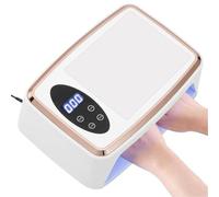 Lampe à ongles LED, Lampe UV LED 90 for manucure et vernis gel, 380 W, professionnelle, avec coussin d'air sèche-ongles Pour manucure maison