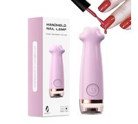 Lampe à ongles LED | Lampe UV rechargeable 3 W avec 2 réglages de minuterie | Séchoir portable pour vernis à ongles | Pour spa, centre de beauté, salon, voyage, vacances, bureau, campus, appartement