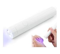 Lampe À Ongles, Led Stylo Manucure Portable Photothérapie Sèche-Ongles Uv Lumière Blanc Seul Doigt, Mini Lampe Flash Pour Gel[O272]