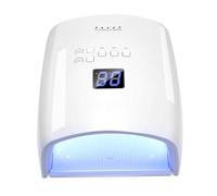 Lampe à ongles LED UV 48W 30 LEDS Sécheur à ongles sans fil Gel de beauté rechargeable Gel Polon Light - Blanc