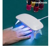 Lampe à Ongles LED UV - InnovaGoods - Pocket - Minuterie 45/60s - 5W - Design Compact