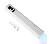 Lampe à ongles LED UV - Sèche-vernis gel rechargeable, affichage LED intelligent, 3 modes de minuterie, lampe de manucure alimentée par USB | Lumière de séchage anti-chute antichoc pour s