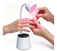 Lampe à ongles Portable en ABS, avec chargeur USB, lumière de traitement des ongles, minuteries 10S / 30S / 60S, Sources 365 + 405Nm, pour usage domestique et en voyage, LED durcissement