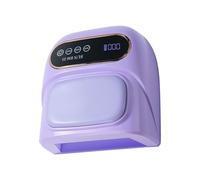 Lampe à ongles professionnelle sans fil en ABS avec repose-main ergonomique à haute intensité pour un polissage rapide des ongles