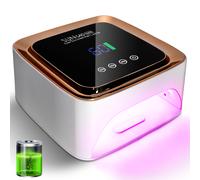 Lampe à ongles professionnelle UV LED, 57 perles lumineuses LED, sèche-ongles Rechargeable, guérison rapide, tout le vernis à ongles Gel, outil de lampe à polymérisation BLANC
