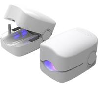 Lampe À Ongles Professionnelle Uv Led Pour Traitement Des Champignons Des Ongles, Séchoir À Ongles À Double Source De Lumière Avec Minuterie Pour Durcissement Du Vernis Gel (Affichage Numérique Blanc)