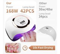 Lampe A Ongles Uv + Led 168w Amayga V1 42 Leds