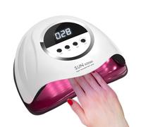 Lampe à ongles UV LED 320 W,lampe professionnelle pour séchage de vernis à ongles avec 72 perles,lampe à ongles UV avec 4 réglages de minuterie,sèche-vernis à ongles avec capteur automatique,écran LCD