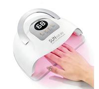 Lampe à ongles UV LED 380 W - Séchoir LED Professionnel pour Vernis Gel avec Capteur Automatique 4 Minuteries, Lampe UV pour Salon Maison