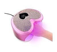 Lampe À Ongles UV LED 96W Rose Lampe UV-LED pour vernis à gel Coeur Séchage Ongles Machine Manucure avec Strass