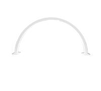 Lampe à ongles UV LED Demi-Lune Anneau Lumière 48W Protection Des Yeux Salon De Beauté Éclairage Faux Ongles Soins Bureau Arc Anneau Led Lumières Lampe De Manucure Demi-Lune Nail Art Lumière Gel Nail