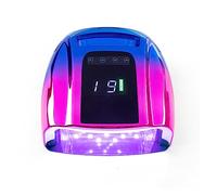 Lampe à ongles UV LED rechargeable avec poignée Polisseuse gel sans fil Manucure Durcissement rapide et uniforme(A)