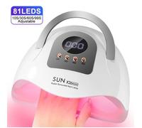 Lampe à ongles UV LED Sun X26 MAX : sèche-gel professionnel à 81 LED avec minuterie,capteur automatique - Outil de - SUN X26 MAX
