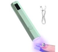 Lampe à ongles UV - Petit gel à main, design léger et portable avec technologie de séchage rapide - Sèche-ongles avec réglages de minuterie - Écran LED pour décoration de la colle au diamant