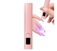 Lampe à ongles UV portable, lumière LED à séchage facile, appareil de manucure rechargeable avec batterie de 250 mAh, outil de séchage d'ongles compact, lampes de charge de type C, accessoire de voyag