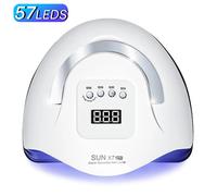 Lampe à ongles UV SUN X7 LED 380W, 57 LED, lampes de séchage puissantes pour tous les vernis Gel