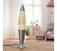 Lampe À Paillettes Or Argent 40 Cm De Hauteur Avec Ampoule G9 Lampe À Bulbe
