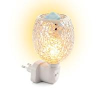 Lampe À Parfum Électrique, Lampe D'aromathérapie 3D, Diffuseur Électrique, Brûleur De Cire Électrique Veilleuse pour Bureau, Chambre À Coucher, Maison, Bureau, Chambre À Coucher